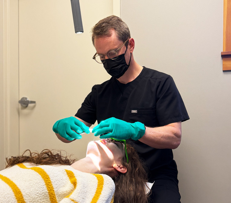 Dr Halgren at work | Halgren Orthodontics