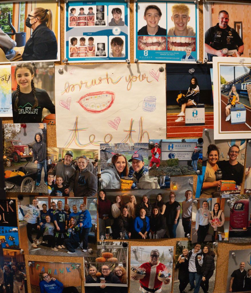 Collage of patients of Halgren Orthodontics